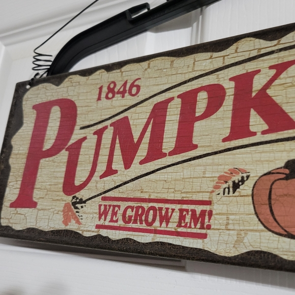 Pumpkin Pete's Metal Fall Sign WE GROW EM! YOU PICK EM! - Picture 5 of 8